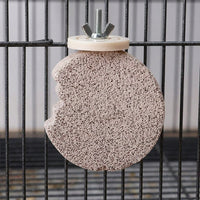 Parrot Nail Iron stand, Bird Perch with Rough Surface, Grinding Claw Toy and Bird Nail File for Budgie and Cockatiel Cage Accessory