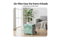 Lightweight Detachable Pet Stroller Foldable Design journeyle-Function Pet Transport System Breathable Mesh panels Wheeled compartment 360° rotating casters for everyday Walks, Outdoor Activities