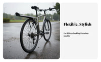 Adjustable Rear Bike Mudguard Adjustable Cycle Mudguard Waterproof Mountain Bike Mudguard for Commuters, Rainy Days, Wet Roads
