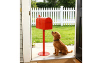 Vintage Metal Mailbox Rainproof Lockable Mailbox Box Easy Assembly Decorative Post Box