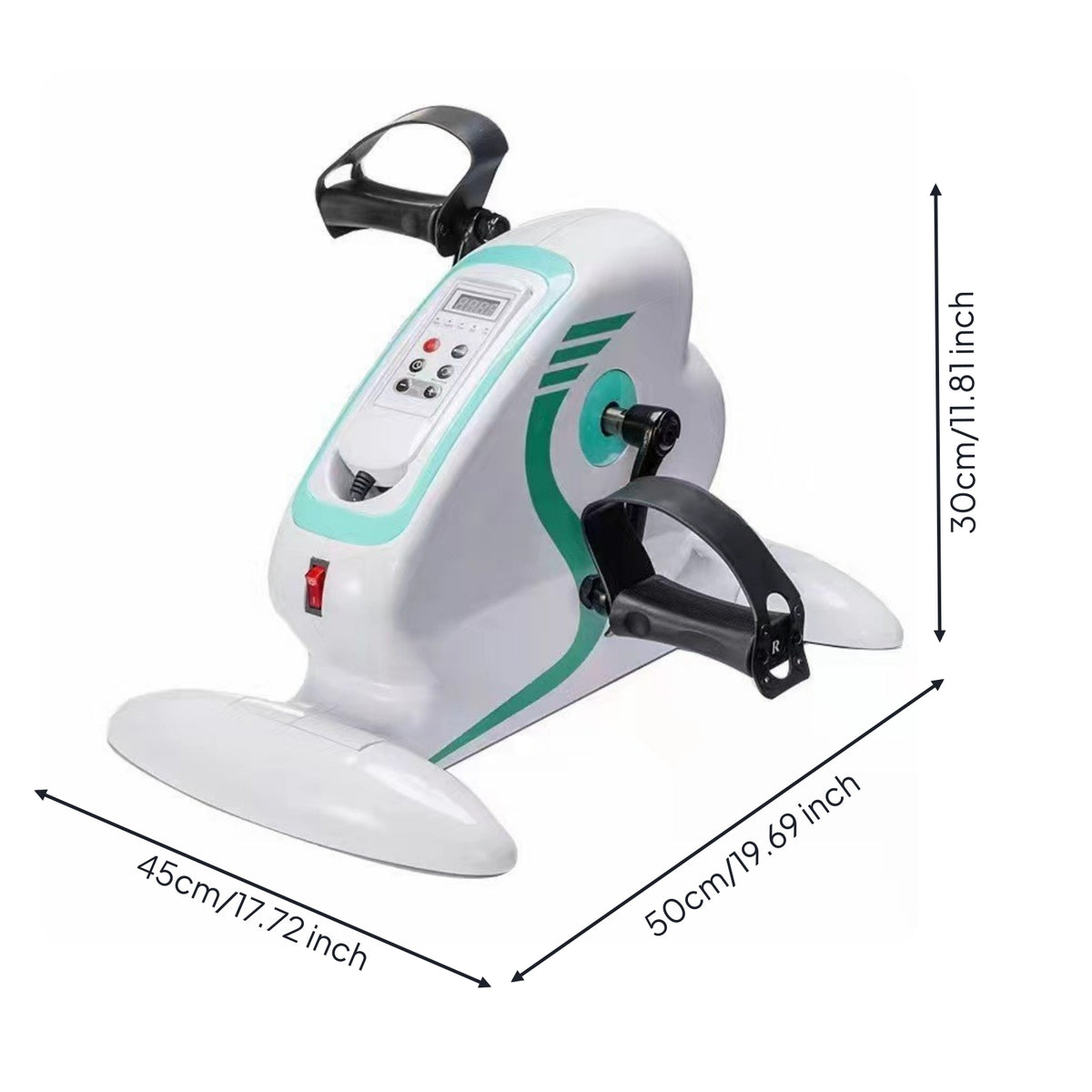 Pedal Exerciser Compact Rehabilitation Pedal Exerciser   Mini Elliptical for Patients, Physical  , Home, Office