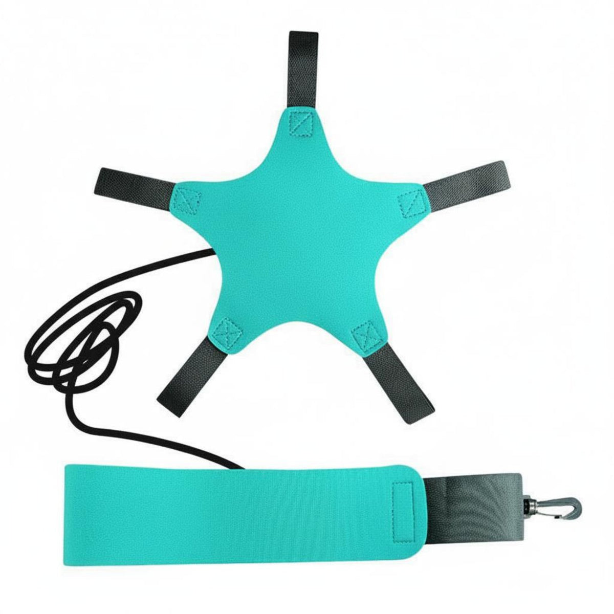 Improves Spiking Technique Volleyball Spike Coach High Elasticity Volleyball Hitting Coach Elastic Cord Adjustable Spike Training System Easy to Install for Beginners, Kids, Gym, Backyard