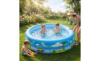 Three-Layer Inflatable Swimming Pool Thickened Inflatable Pool Portable Long-Lasting for Toddlers