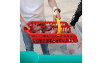 Heavy Duty Vegetable Collection Basket Multi-Purpose Plastic Harvest Scoop Easy to Clean for Farm, Yard