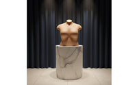 Female Torso Mannequin Decapitated Clothing Display Torso Armless Dress Form for Photographers, Boutique