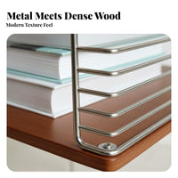 Nordic Design Modular Wire-Frame Table Minimalist Aesthetic Storage Furniture Multifunctional Stackable Shelf Easy Assembly for Apartment Dwellers, Homeowners, Office Workers, Living Room, Bedroom, Hallway, Coffee Shop