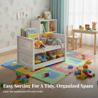 Multi-Tier Rolling trolley Stackable Organizer Rack Ventilated Design for Students