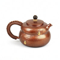 Copper Tea Kettle Classic Tea Kettle with Lid Heat Resistant Vessel for Collectors