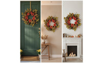 Autumn Wreath Lightweight Harvest Wreath Colorful for Wall, Porch