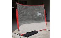 Sports Protective Barrier Freestanding Barricade Backstop Net Barrier Netting Portable Large-Scale for Athletes, Backyard