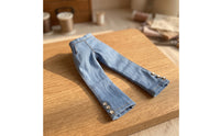 Doll Denim Pants with Flower Details Stylish Clothing Easy to Dress for   Dolls