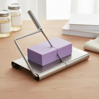 Stainless Steel Soap Cutter Measurement Grid Handmade Soap Cutter Anti Slip Craft Tool