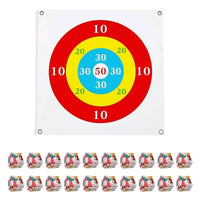 Hanging Target Toss Game with Numbered Target Board with Easy to Learn Sandbag Toss Game Simple for Indoor