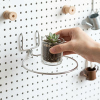 Wall Mount Plant Pot Holder, Circular Plant Pot Bracket Outdoor, Stainless Steel Wall Planter for Garden Fences, Heavy Duty Pot Hanger