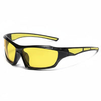 Windproof Cycling Proceed Ggles Full-Coverage Cycling Glasses Polarized Sport Sunglasses Glare-Reducing for Men, Skiing, Hiking