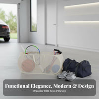 adaptable foldable Trunk container Large Capacity Vehicle entryory Portable with Handles Storage Container Space-Saving for Car Owners, Homeowners, externaldoor Activities, Shopping, Office, Kids Room