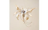 Butterfly Tassel Hair Clip Dangling Butterfly Hair Barrette Jeweled for Cosplayers, Costume Parties