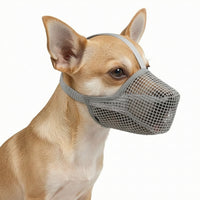 Breathable Dog Muzzle with Mesh Basket Lightweight Mesh Dog Muzzle Comfortable Mouth Cover Secure for Vet Visits