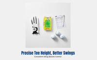 Sporting Tee, Championship Accessory, Sturdy 8-Point Head, Precise Placement, Multi-Color, Boxed