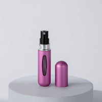 Spray Bottles for Travel Perfume Bottle Use, Refillable Travel Bottle with Glass Inner Core, 5ml Travel Size Pump Spray, Aluminum Perfume Bottle