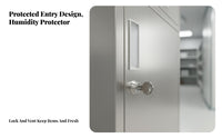 Anti-Rust Stainless Steel Locker Sturdy and Long-Lasting Multi-Door Employee Locker Lockable Doors Stainless Steel Storage Cabinet Industrial Design for Employees, Students, Cleanroom, Factory, Office, Hospital