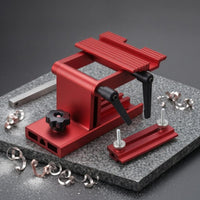 Auxiliary Plate Bench Grinder Sharpening Jig Knurled Fasteners Sharpening Jig Ribbed Adjustable Grinding Guide Anodized Finish