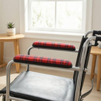 Wheelchair Armrest Pad Easy Installation Wheelchair Arm Pads Armrest Pad with ABS Base Universal Compatible for Daily Mobility