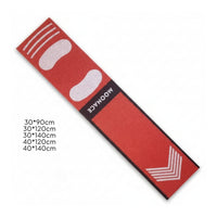 Printed Markings Batting Practice Mat Indoor Outdoor Baseball Batting Mat Long Narrow