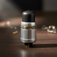 Push-Button Switch with Rubber Cap Compact Starter Switch with Screw Terminals Ignition Starter Button Long-Lasting Stainless