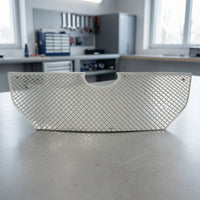 Front Grille Insert Electroplated Grille Frame with Mesh Long-Lasting