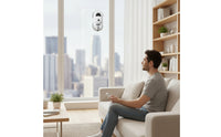 Window Cleaning Robot Dual Spray Robotic Window Cleaner Glass Cleaning Robot Microfiber Safe for Homeowners, High Panes