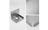 Heavy Duty Shelf Bracket with Tray Thickened Stainless Steel Shelf Bracket Rustproof Support Brackets Space-Saving for Restaurants