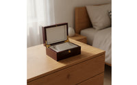 Solid Wood Wooden Watch Box Luxury Watch Box with Cushion Premium Lacquered for Enthusiasts, Collectors, Storage, Gift Packaging, Display