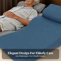 Washable Cover Bedridden Patient Positioning Pillow Multi-Functional Adjustable Bed Incline System for Elderly, Bedroom, Hospital