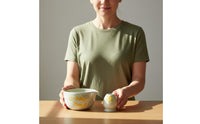 Matcha Bowl Whisk Set Oven-Fired Glaze Ceremonial Tea Set Handmade for Beginners, Home Cafe