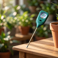 Battery-Battery-Not-Required 3-in-1 Soil Moisture Meter Easy to Use Soil Moisture Meter Plug and Read Instrument Handheld for Gardeners, Plant Lovers, Garden, Flower Pots, Greenhouse