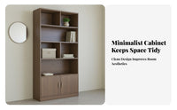 Floor Standing Beverage Cabinet Stable Structure Living Room Partition Cabinet Multipurpose Standing Display Case for Collectors, Entryway, Bar, Study