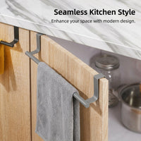 Bathroom Towel Rail and Kitchen Single Bar for Homeowners, Wall Mounted or Under Cabinet Stainless Steel Design