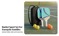 Fiberglass Pickleball Paddle Set USAPA Approved Fiberglass Pickleball Paddle Lightweight Design Cushioned Anti-Slip Grip