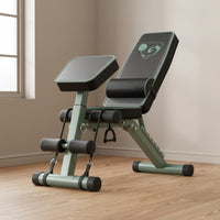 Dumbbell Workout Bench Multi-Position Backrest Adjustable Weight Bench Space Saving Fitness Equipment for Men, Home Gym