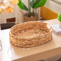 Woven Gourd Grass Storage Basket for Home Organization