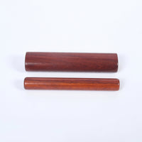 Wood Block Mallet Set Sturdy with Striker Stick Hollow Body Slotted Wood Block Musical Instrument One-Piece Design