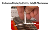 9 Pieces Professional Grade Fretboard Radius Measurement Tool Stainless Steel Fretboard Radius Gauge Portable for DIY Hobbyists, Repair Shop