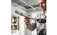 Ceiling Leveling Sleeve Silver-Finished Hexagonal Socket Sleeve Precision-Fit