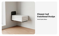 Floating Effect Invisible Bookshelf Space-Saving Wall Shelf Easy to Install Book Holder Multifunctional for Minimalists, Students, Homeowners, Study Room, Bedroom, Office, Hallway