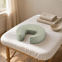 C-Shaped Face Cushioned Gentle Textile Face Support Washable Sleep Accessory