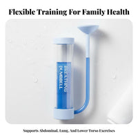 Central Strengthening Lung Capacity Training Device Ergonomic Mouthpiece Abdominal Breathing Weight Portable Design Respiratory device Adjustable workload for New parents, Fitness lovers, Seniors, Home, exercise session, Gym, on-the-go