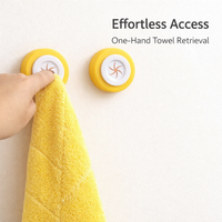 Sink and Kitchen Hook for Dish Cloth Holder, Single Bathroom Towel for Hand No-Drill and No-Screw for Easy Setup