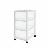Transparent Stackable Clear Drawer effortless Sliding Stackable Pull-extendable container adaptable Household Storage Space-Saving for Home Organizers, Office Workers, Kids' Room, Bedroom, Closet, Kitchen