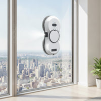 Intelligent Robot Window Cleaner with Spray Streakclear Window Cleaning Robot Compact Appliance Electric for High Glass Surfaces, Home